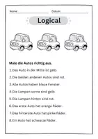 Vorschau - Arbeitsblätter - Logicals: Leserätsel für 1. und 2. Klasse - Seite 2