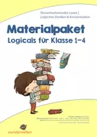 Vorschau - Arbeitsblätter - BUNDLE - Logicals Klasse 1,2,3,4,5,6 - Logical Rätsel - Leserätsel - 16 Freiarbeitskarteien - 248 Logical-Rätsel - Leselogicals Deutsch - Leseverstehen - Deckblatt