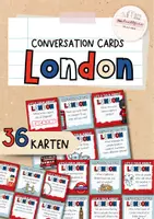Vorschau - Spiele - London | Conversation Cards | Speaking Prompts - Deckblatt