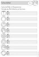 Vorschau - Arbeitsblätter - Schleichdiktat Klasse 1 Buchstabe Ch/ch - Seite 3
