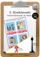 Vorschau - Stundenentwürfe - Unterrichtsstunde - Einführung des 2. Strahlensatzes - Deckblatt