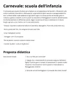 anteprima - Piani di lezione - CARNEVALE alla scuola dell'infanzia- sguardo multiculturale - Pagina 1