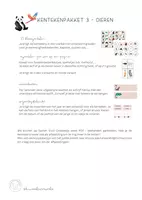 Voorbeeld - Kentekenpakket 3 - dieren - Pagina 1