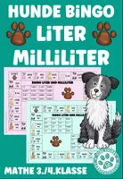 Vorschau - Stationenlernen - Bingo Liter Milliliter Hohlmaße Hundeklasse - Deckblatt