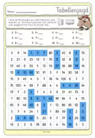 Vorschau - Spiele - Tabellenjagd 5 - Einmaleins-Rätsel für die Grundschule - Seite 3