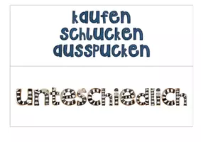 Vorschau - Aufgabenkarten - Wortkarten zum Buch "Die große Wörterfabrik" - Seite 2