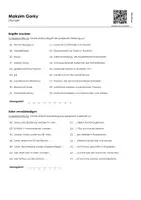 Vorschau - Arbeitsblätter - Maksim Gorky (Infotext und Übungen) - Seite 1