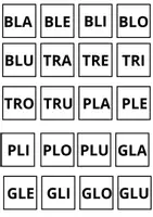 Vista previa - Juegos / Gamificación - Bingo de Letras Trabadas ¡Muy divertido! - página 2