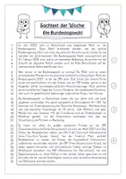 Vorschau - Stundenentwürfe - Sachtext der Woche: BUNDESTAGSWAHL 2025 (kompetenzorientiertes Aufgabenheft) - Seite 1