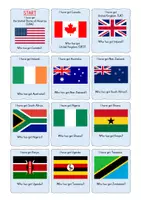 Vorschau - Spiele - Lesespiel: English Speaking Countries - Klasse 3/4 - Seite 1
