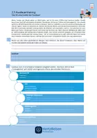 Vorschau - Arbeitsblätter - Trainingslehre: Ausdauer - Strukturmodell Ausdauer - Seite 1