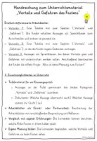 Vorschau - Arbeitsblätter - Fasten Vorteile Gefahren ARBEITSBLÄTTER & TAFELMATERIAL - Seite 2