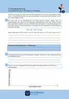 Vorschau - Arbeitsblätter - Trainingslehre - Ausdauer: Abbau von Phosphaten - Seite 1