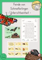 Vorschau - Stundenentwürfe - Schmetterling Feinde - Deckblatt