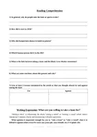 Aperçu - Feuilles d'exercices - Reading Comprehension - Black Lives Matter: Taking the knee - Page 1