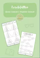 Vorschau - Arbeitsblätter - Lesestrategien 1. Klasse (Sprache, Stein, Papier i -s) - Deckblatt