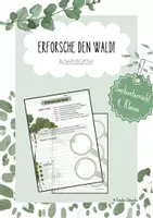 Vorschau - Arbeitsblätter - Erforsche den Wald - Stockwerke des Waldes (Arbeitsblatt) - Deckblatt