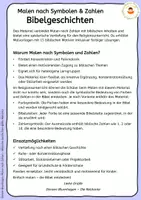 Vorschau - Arbeitsblätter - Bibelgeschichten: Malen nach Zahlen und Farben der Bibel - Ausmalbilder - Seite 1