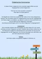 Vorschau - Arbeitsblätter - Unterwegs durch die Zeitformen - Seite 1
