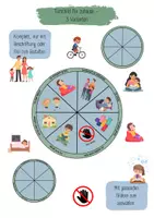 Vorschau - Mal- und Bastelvorlagen - Türschild - Schon fertig oder zum selbst gestalten - Deckblatt