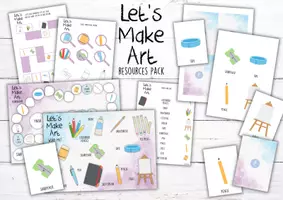 zapowiedź - LET’S MAKE ART – ZESTAW MATERIAŁÓW DO DRUKU - obwoluta