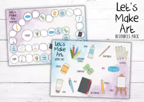 zapowiedź - LET’S MAKE ART – ZESTAW MATERIAŁÓW DO DRUKU - strona 1