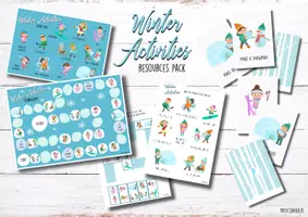 zapowiedź - Winter activities resources pack – zestaw materiałów do druku - obwoluta