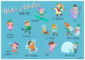 zapowiedź - Winter activities resources pack – zestaw materiałów do druku - strona 2