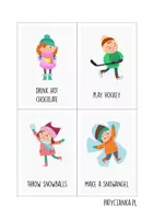 zapowiedź - Winter activities resources pack – zestaw materiałów do druku - strona 3