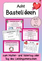 Vorschau - Arbeitsblätter - Muttertag - Deckblatt