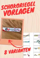 Vorschau - Mal- und Bastelvorlagen - Du-Botschaften für Riegel (Für alle Altersklassen geeignet) - Deckblatt