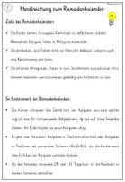 Vorschau - Arbeitsblätter - Ramadan Kalender für Kinder basteln Grundschule - Seite 2