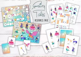 zapowiedź - FAIRY TALES RESOURCES PACK – ZESTAW MATERIAŁÓW DO DRUKU - obwoluta