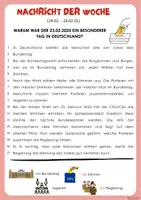 Vorschau - Arbeitsblätter - Nachricht der Woche - KW9 2025: Die Bundestagswahl 2025 - Seite 2