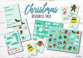 zapowiedź - Christmas resources pack – zestaw materiałów do druku - obwoluta