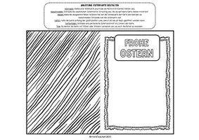 Vorschau - Mal- und Bastelvorlagen - Osterkarte basteln – Kreative DIY-Anleitung für Kinder (Klasse 1-5) - Seite 2