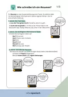 Vorschau - Arbeitsblätter - Arbeitsblatt Spanisch: "Resumen" - Seite 1