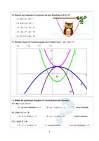 Vorschau - Arbeitsblätter - Multiple-Choice-Test Mathematik – Test 10 Funktionenmix - Seite 3