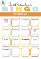 Vorschau - Spiele - Icebreaker Bingo english - Seite 1