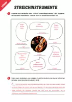 Vorschau - Arbeitsblätter - Streichinstrumente⎟Mindmap - Seite 2