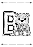 Vorschau - Arbeitsblätter - ABC-Tierausmalbuch, Alphabet Ausmalbilder - Seite 2