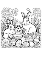 Vorschau - Arbeitsblätter - Ausmalbilder Kunst Ostern Ostereier Osterhase Bilder ausmalen - Seite 2