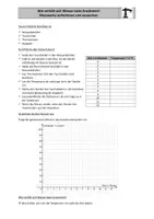 Vorschau - Arbeitsblätter - Differenzierende Arbeitsblätter: Erwärmung von Wasser - Deckblatt