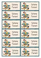 Vorschau - Mal- und Bastelvorlagen - Erdmännchenklasse- Weihnachtskärtchen, Geschenkanhänger - Seite 2