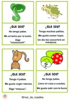 Vista previa - Juegos / Gamificación - Conciencia Fonológica: Adivinanzas de animales - Castellano - página 3