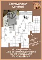 Vorschau - Mal- und Bastelvorlagen - Osterbox - 15 verschiedene Bastelvorlagen - Deckblatt