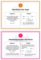 Vorschau - Arbeitsblätter - Lerntheke: Kugel (Volumen, Oberfläche, Umfang & Gewicht) - Seite 3