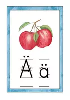 Vorschau - Merkblätter - Buchstabenaushänge Druckschrift Lautverbindungen Umlaute und Zwielaute - Seite 1