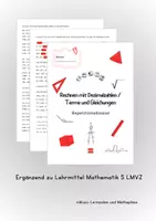 Vorschau - Arbeitsblätter - Materialpaket Repetitionsdossier Mathe 5. Klasse - Deckblatt