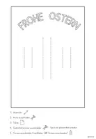 Vorschau - Mal- und Bastelvorlagen - Ostern basteln PopUp Karte Kunst, ausmalen | Frohe Ostern - Seite 2